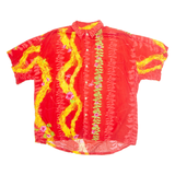 MAMO Womens Shirt Red Floral XL