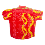 MAMO Womens Shirt Red Floral XL