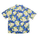 ISLAND RESERVE Womens Shirt Blue Floral L