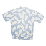 COOKE STREET Womens Shirt Blue Crazy Pattern L