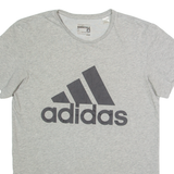 ADIDAS Mens T-Shirt Grey S