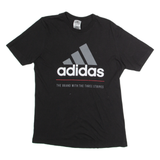 ADIDAS Mens T-Shirt Black XS