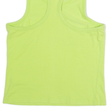 REEBOK Womens Vest Green Sleeveless S