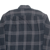 CALVIN KLEIN JEANS Mens Shirt Black Check Long Sleeve S
