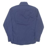 TED BAKER Mens Plain Shirt Blue Long Sleeve M