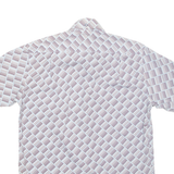 BEN SHERMAN Mens Shirt Blue Geometric M