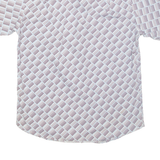 BEN SHERMAN Mens Shirt Blue Geometric M