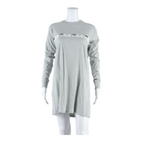 FILA Womens T-Shirt Dress Grey Long Sleeve Knee Length XS