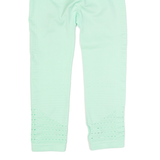 GYMSHARK 3/4 Length Activewear Womens Leggings Green Skinny XS W24 L20