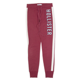 HOLLISTER Womens Joggers Maroon Skinny XS W24 L27