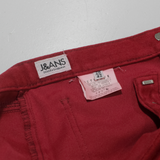 DOLCE & GABBANA J&ans Womens Trousers Red Regular Straight 90s W28 L31