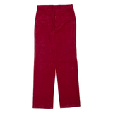 DOLCE & GABBANA J&ans Womens Trousers Red Regular Straight 90s W28 L31