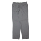 BALMAIN Chino Mens Trousers Grey Regular Straight 90s Wool W34 L34