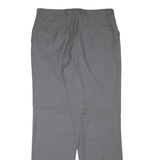 BALMAIN Chino Mens Trousers Grey Regular Straight 90s Wool W34 L34