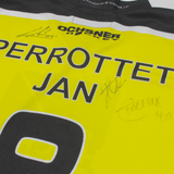 OCHSNER HOCKEY Signed Mens Jersey Yellow 3/4 Sleeve V-Neck L