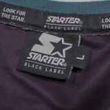 STARTER Black Label Mens Jersey Maroon V-Neck L