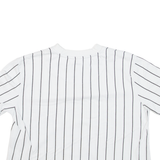 KARL KANI Cropped Striped Womens T-Shirt White XS