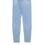 7 FOR ALL MANKIND High Waist Womens Jeans Blue Slim Skinny Stone Wash W24 L28