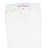 JOULES 3/4 Length Womens Jeans White Slim Straight W38 L22