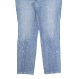 TRUE RELIGION Cameron Beaded Womens Jeans Blue Slim Boyfriend W30 L27