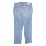TRUE RELIGION Cameron Beaded Womens Jeans Blue Slim Boyfriend W30 L27