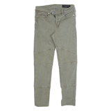 ALL SAINTS Biker Womens Jeans Green Slim Tapered W26 L28