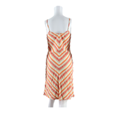 Womens Day Dress Pink Geometric Sleeveless Short UK 10