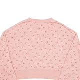 NIKE Loose Fit Cropped Womens Sweatshirt Pink XS