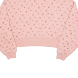 NIKE Loose Fit Cropped Womens Sweatshirt Pink XS