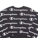 CHAMPION Cropped Womens Sweatshirt Black XS
