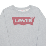 LEVI'S Womens Sweatshirt Grey S