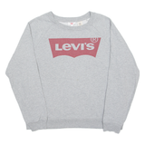 LEVI'S Womens Sweatshirt Grey S