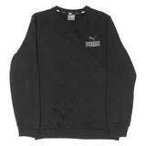 PUMA Mens Sweatshirt Black Crew Neck XS