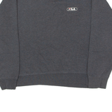 FILA Cropped Womens Sweatshirt Grey Crew Neck M