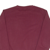 ELLESSE Womens Sweatshirt Maroon Crew Neck UK 8