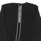 PUMA Sportswear Mens Sweatshirt Black Crew Neck S