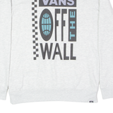 VANS Off The Wall Womens Sweatshirt Grey Crew Neck M