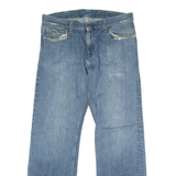 CARHARTT WIP Rockin Mens Jeans Blue Regular Bootcut Stone Wash W33 L32