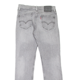 LEVI'S 511 Jeans Mens Grey Slim Straight Stone Wash W32 L32