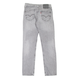 LEVI'S 511 Jeans Mens Grey Slim Straight Stone Wash W32 L32
