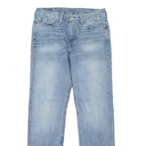 LEVI'S 514 Jeans Mens Blue Slim Straight Stone Wash W32 L32