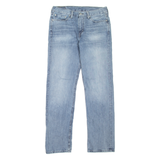 LEVI'S 514 Jeans Mens Blue Slim Straight Stone Wash W32 L32
