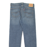 LEVI'S 505 Jeans Mens Blue Regular Straight Stone Wash W36 L34