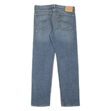 LEVI'S 505 Jeans Mens Blue Regular Straight Stone Wash W36 L34