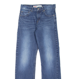 LEVI'S 514 Jeans Boys Blue Slim Straight Stone Wash W27 L29