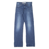 LEVI'S 514 Jeans Boys Blue Slim Straight Stone Wash W27 L29