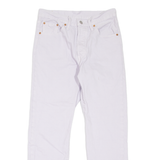 LEVI'S 501 Jeans Womens Purple Regular Straight W28 L26