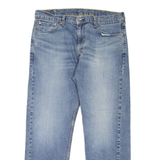 LEVI'S 505 Jeans Mens Blue Regular Straight Stone Wash W38 L30