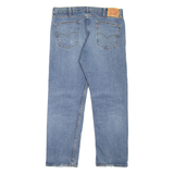LEVI'S 505 Jeans Mens Blue Regular Straight Stone Wash W38 L30