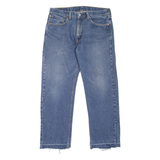 LEVI'S 505 Jeans Mens Blue Regular Straight Stone Wash W34 L26